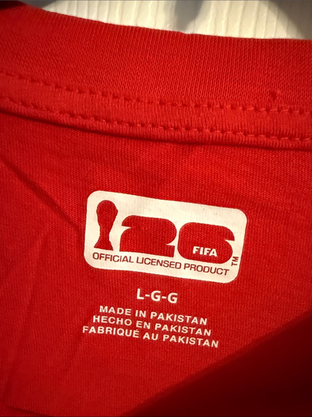 FIFA Men’s Red Graphic Short Sleeve Tee - Picture 2 of 4